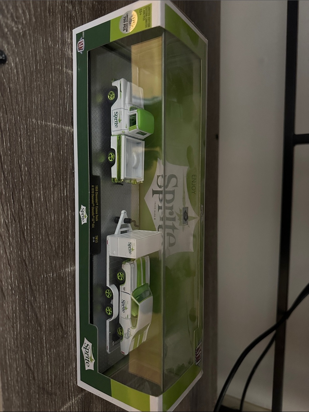 CHASE Sprite Branded M2 Toy Car Set - White and Green Vehicles